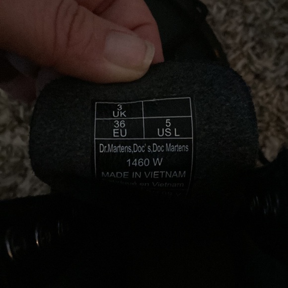 Worn once - size 5 Dr. Martens - Picture 3 of 4